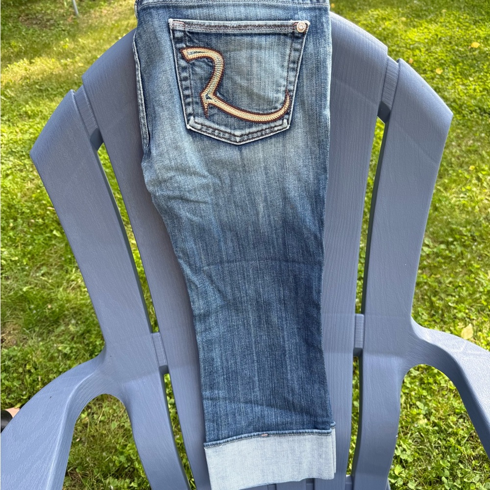 Rock & Republic Blue Ankle Cropped Jeans